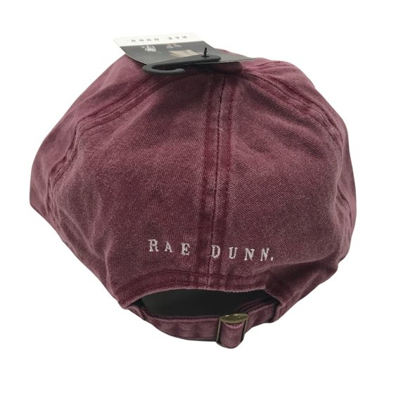 Rae Dunn Women's Burgundy "Dog Mom" Baseball Hat / One Size - Picture 2 of 2